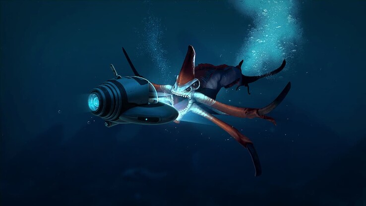 Reaper Leviathan uit Subnautica. (Afbeelding Bron: Onbekende Werelden)
