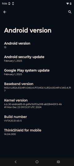 Motorola Moto G15-software