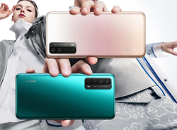 Huawei P Smart 2021: Naast zwart, ook verkrijgbaar in de kleuren Crush Green en Blush Gold