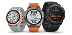 De Garmin Fenix 6 serie heeft twee beta builds ontvangen in evenveel dagen. (Afbeelding bron: Garmin)
