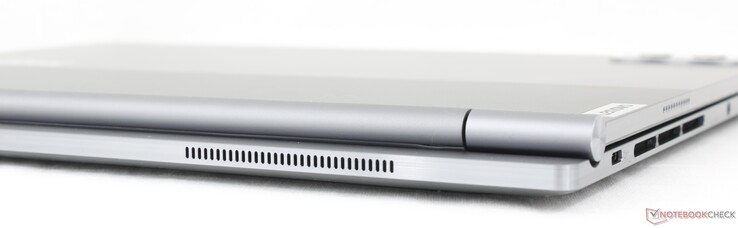 Achterkant (alleen tabletmodusAndroid ): USB-C 3.0 met Power Delivery. Geen video-out functionaliteit