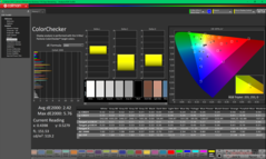 ColorChecker vóór kalibratie (P3)