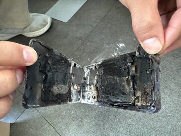 Nasleep van de explosie op Galaxy S24.