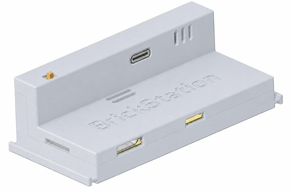 Een conceptweergave van de BrickStation.