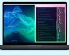 Volgens Dell wordt de Qualcomm AI-100-inferentiekaart geleverd met 32 AI-kernen en 64 GB LPDDR4x-geheugen. Afgebeeld - Een Dell laptop met een coderingsvenster aan de rechterkant van het scherm. (Afbeeldingsbron: Dell)