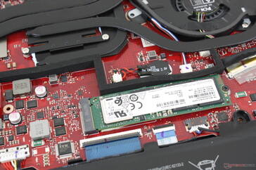 Het systeem ondersteunt tot twee M.2 SSD's in RAID 0-configuratie