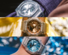 Van onder naar boven: de Casio GA2100BM-7A2, GA2100BM-7A5 en GA2100BM-7A8. (Afbeeldingsbron: Casio)