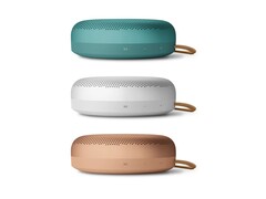De Bang & Olufsen Beosound A1 3rd Gen lijkt op de vorige generatie. Afgebeeld: Alle drie de kleuropties van de Bluetooth-luidspreker. (Afbeelding bron: Bang & Olufsen)