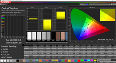 CalMAN ColorChecker gekalibreerd