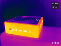 Warmteontwikkeling tijdens de stresstest