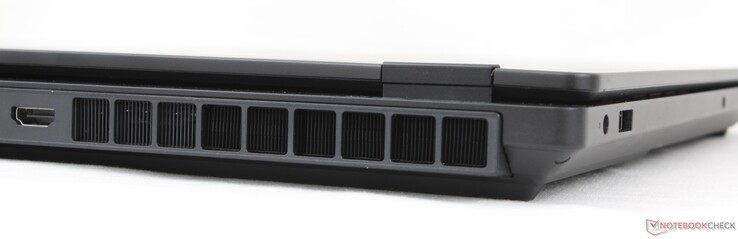 Achterkant: USB-C met DisplayPort 1.4 + Power Delivery 3.1 (10 Gbps)