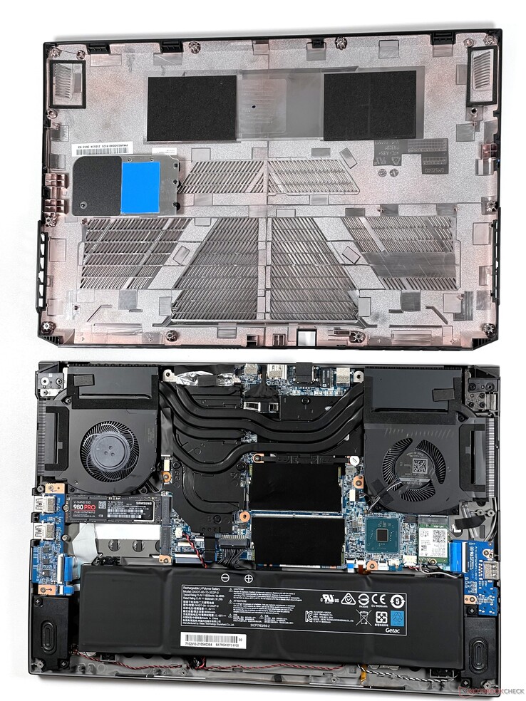 Schenker XMG Neo 15 - inwendige werking