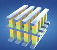 De opslagstructuur van 3D XPoint (illustratie, afbeelding: Intel)