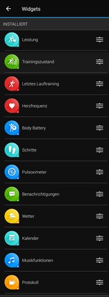 Widgets (overzicht)