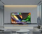 De UR8 (foto) en UR9 RGB MiniLED TV's van Hisense zijn te zien op CES 2026. (Afbeeldingsbron: Hisense)