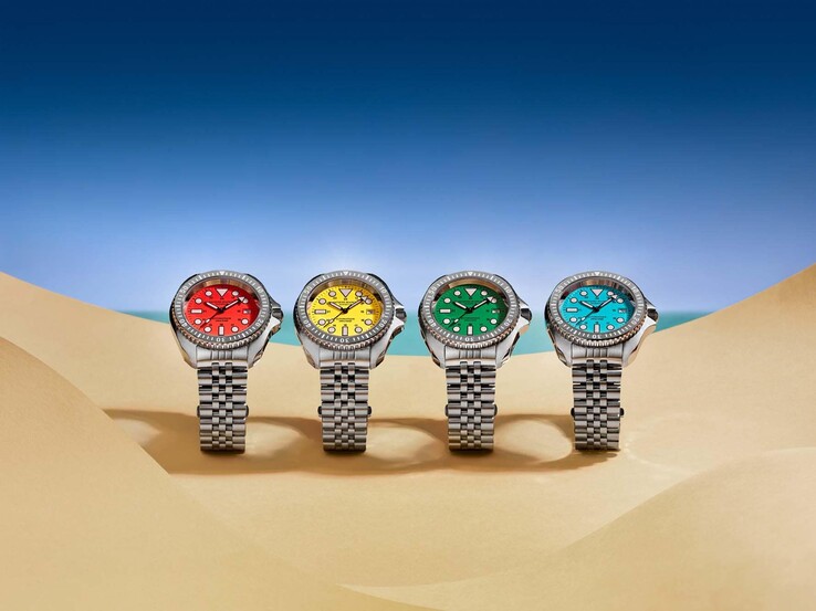 De Jacques Bianchi JB200 Aquastrike is verkrijgbaar in de kleuren ceruleumblauw, orpimentgeel, koraaloranje en puurgroen (Afbeelding bron: Jacques Bianchi)
