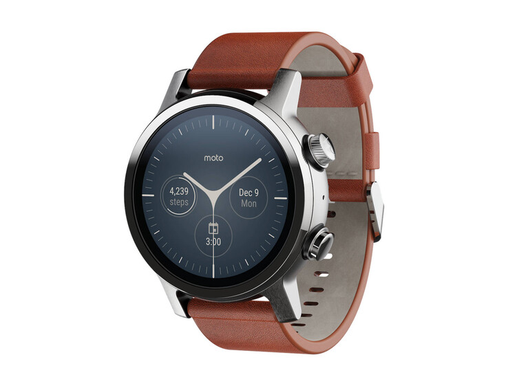 Moto 360 (2020) met Google's besturingssysteem WearOS