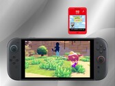 Pokémon Pokopia Game-Key Card afgebeeld boven console (Afbeelding bron: Nintendo of America YouTube met bewerkingen)