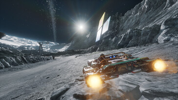 Afgebeeld: een gameplay-screenshot uit STAR WARS: Galactic Racer.