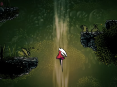 Een screengrab van de Hollow Knight Silksong onthullingstrailer (Afbeelding Bron: Team Cherry YT)