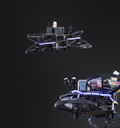Uitgerust met minder-dodelijke afschrikmiddelen zoals luchthoorns, luchtknallers en een peperkanon, kunnen de CGA-drones aanvallers op verschillende manieren bestoken. (Afbeeldingsbron : CGA site)