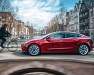 Tesla FSD in actie in Amsterdam.