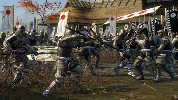Een afbeelding waarop samurai te zien zijn in Total War: Shogun 2.