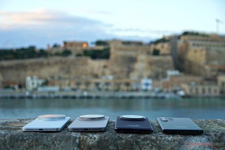 Vier vlaggenschip smartphonecamera's voor Valletta, Malta. (Afbeeldingsbron: Alexander Fagot, Notebookcheck)