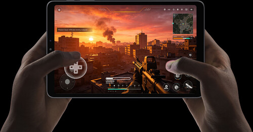 Alldocube iPlay 80 mini Pro waarop een spel wordt gespeeld