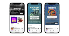 Apple Podcasts zullen beschikbaar zijn in de Tesla app launcher (Afbeeldingsbron: Apple)