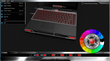 ...een geweldige optie voor elke liefhebber van RGB-lichteffecten. (Afbeelding bron: Notebookcheck)