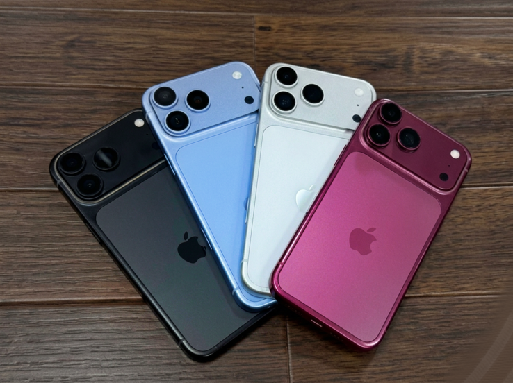 iPhone 18 Pro ontwerpmodellen, screenshot van de Weibo video waarnaar hieronder wordt verwezen - bewerkt.