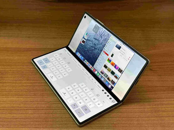 Met de Vivo X Fold 3 kunnen gebruikers macOS draadloos bedienen en bedienen. (Bron: Ice Universe via Weibo)