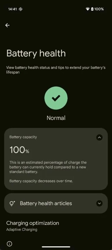 Het menu Android Battery Health vindt u onder het tabblad Battery in de app Instellingen. (Afbeeldingsbron: Android Authority)