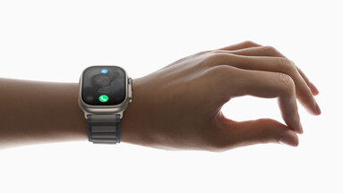 Apple Watch Ultra 2 - Dubbeltik-beweging. (Afbeelding Bron: Apple)