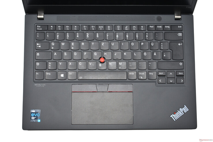 Lenovo ThinkPad T14s G2: toetsenbordgedeelte