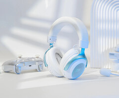 De headset is voorzien van dynamische drivers van 50 mm, virtueel 7.1-surroundgeluid en een systeem met twee microfoons met ruisonderdrukking.