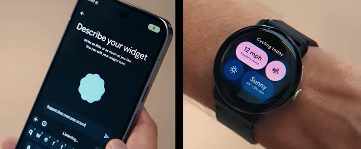Gemini Intelligence voor Android kan aangepaste widgets maken van gesproken beschrijvingen.