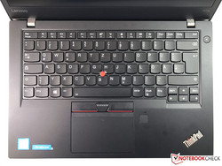 Toetsenbord van de Lenovo ThinkPad T470s (Duitse layout).