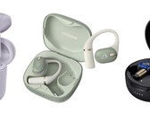 De budget-oordopjes HA-A4T, de middenklasse-oordopjes HA-NP80T en de premium-oordopjes HA-FW5000T (van links naar rechts) van JVC Kenwood.