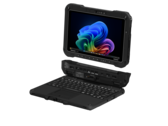 De Panasonic Toughbook G3, met zijn afneembare toetsenbord