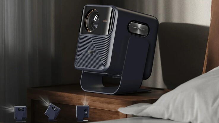 De Wanbo 2025 Mozart 1 Pro Nieuwe projector heeft een optionele gimbalstandaard, apart verkrijgbaar. (Afbeeldingsbron: Wanbo)