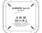 Ontwerp van het achterpaneel van de 2e generatie Xiaomi Box 4K (patent) (Bron: FCC ID)