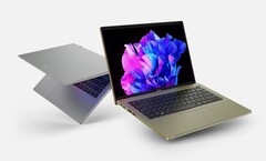 De Acer Swift Go 14 en Swift Go 16 zijn verkrijgbaar met AMD Ryzen 7000 of Intel Raptor Lake processoren. (Beeldbron: Acer)