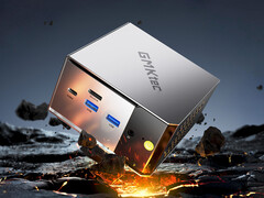 De GMKtec M8 is met 111 x 107 x 63 mm en 490 g relatief compact. (Afbeeldingsbron: GMKtec)