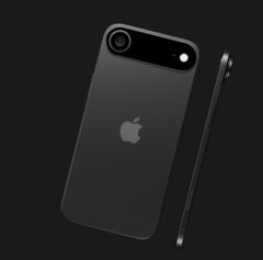 iPhone 17 Air render. (Afbeelding Bron: Zellzoi op X)