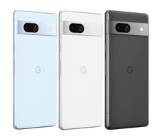 De Pixel 7a zou algemeen verkrijgbaar moeten zijn in drie kleurstellingen, met een vierde Google Store exclusieve optie. (Beeldbron: WinFuture)