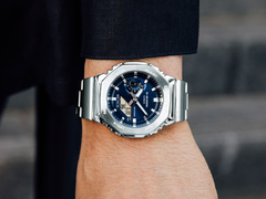 Het vermeende nieuwe Casio-model zal een soortgelijk ontwerp hebben als de GM-2110D-2B (afbeelding), met een andere kleur wijzerplaat - waarschijnlijk beige/bruin. (Afbeeldingsbron: Casio)