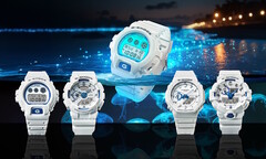Casio introduceert de Hidden Glow v2-serie G-Shock horloges met blauwe fosforescerende wijzerplaten die oplichten als zeeplankton. (Afbeeldingsbron: Casio)