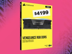 Corsair Vengeance DDR5-geheugenbox getoond met prijs van $4199